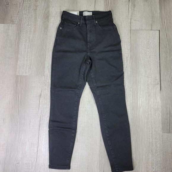 Everlane The Curvy Way-High Skinny Jean Black 28 Crop - Picture 4 of 7